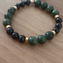 Yeşim & Siyah Turmalin Bileklik