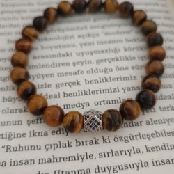 Zirkon Aparatli Kaplangözü Bileklik