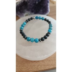 SHUNGİTE & APATİT BİLEKLİK 