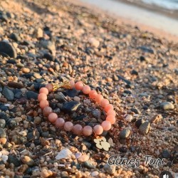 Çelik Patili Güneş Taşı Bileklik