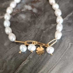 İnci Charmli İnci Bileklik 