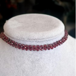 Minimal Granat Choker Kolye 