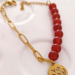 Akik Çelik Bileklik 