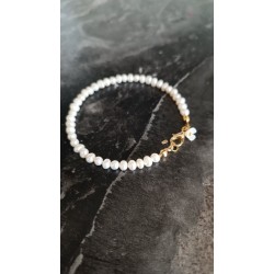 Minimal İnci Bileklik Doğal Taş