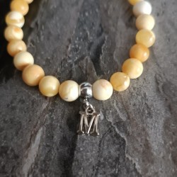 Harfli Kehribar Bileklik 