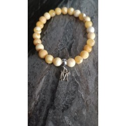 Harfli Kehribar Bileklik 