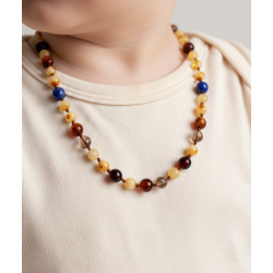 Nazar, Korku ve Koruma için Etkili Bebek Kehribar Kolye 