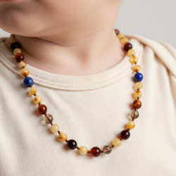 Nazar, Korku ve Koruma için Etkili Bebek Kehribar Kolye 