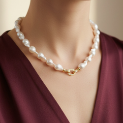 Barok İnci Choker Kolye