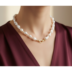 Barok İnci Choker Kolye