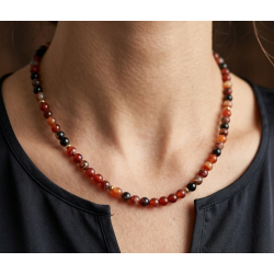 Akik Tesbih – 99’lu Doğal Akik Taşlı Tesbih Kolye Bileklik