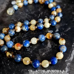 Tiroid Düşüklüğü İçin Kehribar Kolye