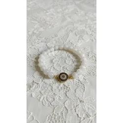 Aytaşı Nazar Bileklik – Zirkon Aparatlı Doğal Taş Şık Bileklik