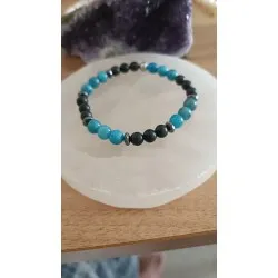 SHUNGİTE & APATİT BİLEKLİK 