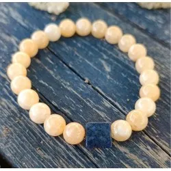 Lapis Lazuli & Kalsit Bileklik 