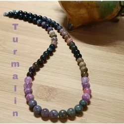 Karpuz Turmalin Kolye ( 6 mm)