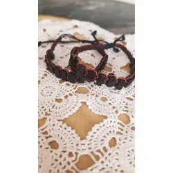 Makrome Kehribar Bileklik