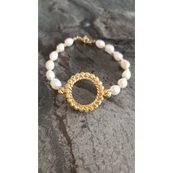 Çeyrek Aparatlı İnci Bileklik 