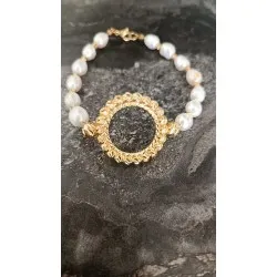 Çeyrek Aparatlı İnci Bileklik 