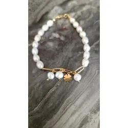 İnci Charmli İnci Bileklik 