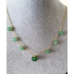 Balkabağı Aventurin Kolye 