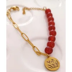 Akik Çelik Bileklik 