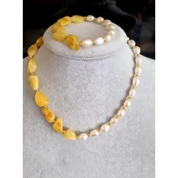 DAMLA KEHRİBAR & İNCİ TASARİM KOLYE