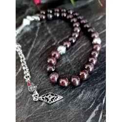 Granat Taşı Tesbih – 33’lü 8 mm Doğal Taş Tesbih