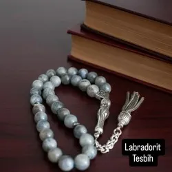 Labradorit Doğal Taş Tesbih 33’lü – 8 mm Faset Kesim Premium Model