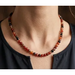 Akik Tesbih – 99’lu Doğal Akik Taşlı Tesbih Kolye Bileklik