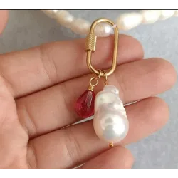 Çelik Kilit , Nar ve Barok İnci Charm seti