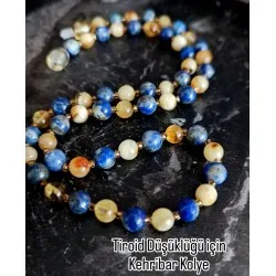 Tiroid Düşüklüğü İçin Kehribar Kolye